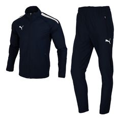 Puma KK Lightweight Mans Span Training Suit 2 93225402 Tracksuit White/Black | eBay Black Sportswear Tracksuit For Sports Events, Black Tracksuit For Sports Events, Functional Black Tracksuit For Training, Navy Sportswear Tracksuit, Black Sportswear Set For Sports, Sporty Black Moisture-wicking Sets, Black Moisture-wicking Sports Set, Black Long Sleeve Tracksuit For Training, Black Athleisure Training Sets