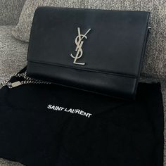 Saint Laurent Kate Medium. Used But In Good Condition. 100% Authentic Willing To Negotiate Need Gone Asap Ysl Kate, Yves Saint Laurent Bags, Yves Saint Laurent, Saint Laurent, Bag Lady, Black, Color