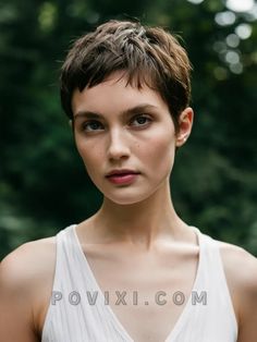 32 Trendsetting Hairstyles for Straight Hair Featuring Easy Cute Styles for All Occasions Twiggy Short Hair, Short Pixie Haircuts Straight Hair, Long Face Short Hairstyles, Pixie Cut Big Forehead, Pixie Cuts For Square Faces, Pixie Cut On Round Face, Very Very Short Hair, Pixie For Straight Hair, Pixie Straight Hair