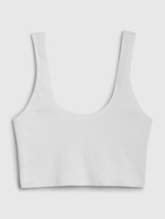 Trendy Fitted Gap Tank Top, Trendy Fitted Tank Top From Gap, Trendy Fitted Tank Top By Gap, Gap Seamless Summer Tops, Gap Seamless Tank Top For Summer, Fitted Gap Cami Tank Top, Fitted Cami Tank Top By Gap, White Seamless Camisole With Scoop Neck, White Scoop Neck Seamless Camisole