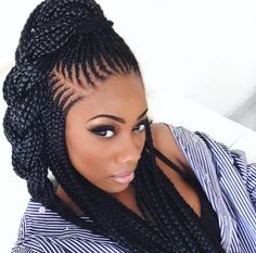 Lemonade Braids Hairstyles, Lemonade Braids, African Hair Braiding Styles, Types Of Braids, Feed In Braid, Cool Braids