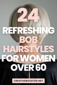 Click for More ➡️ | Save for Later ❤️  Dive into our selection of 24 bob hairstyles perfect for women over 60, featuring both contemporary short bobs and timeless medium cuts. This array offers styles that cater to every hair type—thin, thick, curly, or grey. Choose a bob that will revamp your look and show off your personal flair. Click to check out all the fantastic options and get excited for your upcoming salon trip. Your journey to a stylish, confident look starts here! Short Bobs For Fine Hair Over 50, Short Layered Bob Hairstyles For Fine Hair, Short Bobs For Thick Hair, Bob Haircut For Fine Hair Bangs, Short Hair For Women Over 60 Simple, Medium Bob Hairstyles For Fine Hair, Short Bob For Older Women, 60 Year Old Hairstyles Short, Short One Length Bob