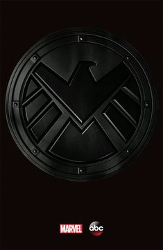 an image of the avengers logo on a black background