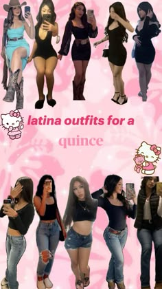 Outfits For Mall, Latinas Outfits, Quince Fits, Hispanic Outfits, Clothing For School, Latina Fits, Latina Clothes, Weeknd Music, Mexican Ideas