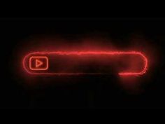 a red button with the word youtube on it in front of a black background that appears to be blurry