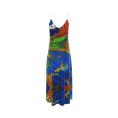 Frelisa Fabulous uses bold and energetic colors in her paint-pour artwork and then incorporates the artwork onto a Slip Dress. Our artistic designs and materials will transform a woman into a priceless walking gem for any evening or cocktail occasion. All eyes will be on her. The three fabric choices are exemplary; the pure silk satin gives a silky and sensual feel. Butterfly Smooth Crêpe is excellent if a woman wants a lightweight, floaty dress. Lustrous Seduction Poly Satin would be considered Floaty Dress, All Eyes, List Style, All About Eyes, Blue Water, Xl Dress, Dresses Xs, Silk Satin, Pure Silk