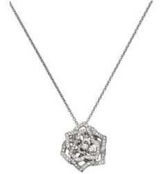 Piaget Rose pendant Luxury Diamond Flower Pendant Necklace, Luxury Diamond Necklace With Large Pendant, Elegant Necklace With Detachable Flower Pendant, Luxury Brilliant Cut Diamond Flower Pendant Necklace, Elegant Rose Cut Diamond Flower Pendant Jewelry, Luxury Rose Cut Diamond Flower Pendant Necklace, Luxury Diamond Necklace With Rose Cut Flower Pendant, Elegant Necklace With Rose Cut Diamonds In Flower Pendant, Elegant Necklace With Rose Cut Diamonds And Flower Pendant