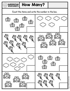 a worksheet for teaching how many?