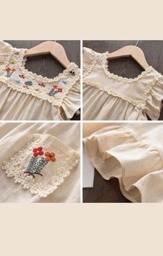 Flower Embroidery Dress, Frocks For Babies, Girls Cotton Dresses, Baby Dress Design, Kids Designer Dresses