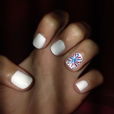 Fourth of July nails 4th Of July Nails Design Simple, Fourth Nails, 4th Of July Nails Design, Nails Design Simple, Nails For Kids, Nails Polish