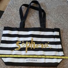 Perfect Condition, Never Used. Sephora Bags, Sephora Bag, Travel Bags, Women's Bag, Sephora, Bags Women, Bag Lady, Black White, Black And White