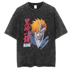 a black t - shirt with an anime character on it