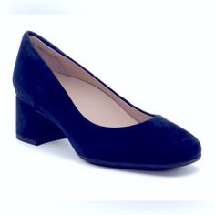 Brand New With Box, Never Worn Navy Suede Abeo Pumps With 2-Inch Heel Height And Built-In Orthotic Footbed, The Abeo Avenue Pump Metatarsal Silhouette Shoes Combine Style And Comfort, Ensuring Wearability For Any Occasion. With Superior Arch Support And A Flexible Rubber Outsole, These Pumps Help Reduce Strain On The Feet. Blue 4-inch Heel Block Heels For Spring, Formal Pumps With 4-inch Heel And Medium Width, 4-inch Heel Medium Width Closed Toe Pump, Elegant Blue Slingback Pumps With 4-inch Heel, Black Leather Dress Shoes, Blue Suede Heels With 4-inch Heel, Neutral Heels, 2 Inch Heels, Black Wedges