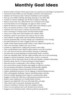 Monthly goals are perfect for when you want a focused sprint towards a bigger goal, if you're feeling stagnant, after a wake-up call, to start Vision Board For Adults, Simple Goals Ideas, Monthly Goals Planner Ideas, Level 10 Goals, New Month Goals Challenges, What To Plan Each Month, 30 Day Goals Ideas, Monthly Priorities Ideas, Goals For Each Month