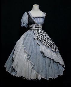 Alice In Wonderland Dress, Wonderland Dress, Alice In Wonderland Costume, Wonderland Costumes, Check Dress, July 10, Asymmetrical Design, Lolita Dress, Lolita Fashion