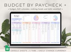 Financial Planners Bill Calendar, Weekly Budget Template, Finance Dashboard, Monthly Budget Spreadsheet, Printable Budget, Paycheck Budget, Weekly Budget, Monthly Budget Template