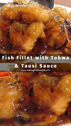 fish fillet with tofu and tausi sauce