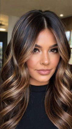 Brown Balayage Ideas That Will Make You Swoon! 🤩✨Brunette Brilliance: Get the Ultimate Hair Makeover🌟 Luscious Dark Brown Balayage Ideas to Dazzle Everyone! 💁‍♀️✨ So, get ready to Transform Your Look with the Latest Trend🔥 Dark Brown Balayage! 💇‍♀️✨ #BalayageGoals #HairTrendsetter #DarkBrownMagic #BalayageBeauties #DarkDelight #HairInspo #BrunetteBalayage #BalayageBeauty #DarkBrownDelight #SunKissedBrunette #BalayageHighlights #HairColorTrends #NaturalHairGoals #LowMaintenanceStyle #HairInspiration #StylishStrands Womens Balayage Hair, Dark Chocolate With Blonde Highlights, Brown Hair Balayage With Highlights, Highlights Around Face Brown Hair, Different Highlight Colors, Mocha Brown Hair With Highlights Caramel, Brunnete Hair Highlight, Brown Biolage Hair, Dark Brown With Caramel Balayage