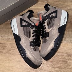 Size 13. Brand New, Box, Excellent Condition. Taupe Haze, Fire Shoes, Cholo Style, Jayson Tatum, Jordan 4 Retro, Jordans For Men, Really Cute Outfits, Jordan Shoes, Mens Shoes Sneakers