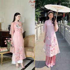 Vietnamese 4 layers dress with embroidery/floral/embellished--Dress only - ready to ship Spring Silk A-line Gown, Spring Floral Embroidered Fitted Gown, Elegant Embroidered Ao Dai For Summer, Pink Embroidered Maxi Dress For Spring, Floor-length Floral Embroidered Summer Gown, Summer Floor-length Gown With Floral Embroidery, Pink Embroidered Spring Maxi Dress, Spring Pink Embroidered Maxi Dress, Spring Pink Maxi Embroidered Dress