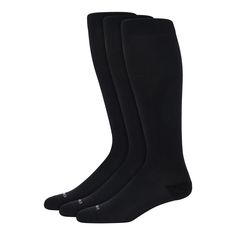 PRICES MAY VARY. All-Day Energy, Support, & Recovery: With 15-20mmHg of True Graduated Compression, Comrad Companion Knee-High Compression Socks are great for long periods of sitting or standing, endurance sports, flying and travel, post-workout recovery, pregnancy, and spider & varicose veins. These compression socks for men and women have incredible health benefits with the comfort of a dress sock and support of an athletic sock. Includes 3 pairs in size Extra Large (fits a Men’s 12-15). Black Solid. Prevent Swelling and Pain: Companions are designed to help increase circulation, improve leg and foot comfort, and reduce soreness and swelling. These socks can help prevent varicose veins, DVT, and blood clots, and can help relieve discomfort associated with minor or moderate edema, CVI, an Compression Socks Crew, Black Compression Knee-high Hosiery, Comfortable Breathable Black Knee-high Socks, Black Compression Breathable Knee-high Socks, Womens Compression Socks, Breathable Compression Knee-high Socks For Sports, Reduce Swelling, Post Workout Recovery, Recovery Workout