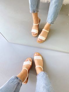 Sizing: true to size - Open toe - Slip-on - Sling back closure - Approx. 1" heel Slingback Flats, Wide Boots, Sling Back, Boot Sandals, Flat Sandals, Cambodia, Brunei, Open Toe, Sandals Heels