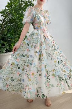 Patterned Bridesmaid, Elegant Midi Dress, Corset Design, Elegant Midi Dresses, Floral Tea, Prom Party, Tea Length, Summer Accessories, British Indian