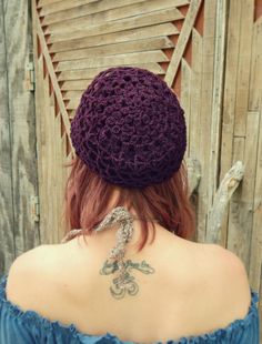 Lace Hat, Unique Hats, Elegant Feminine, Hair Cover, Lace Caps, Slouchy Hat, Slouchy Beanie, Lion Brand, Floral Motif