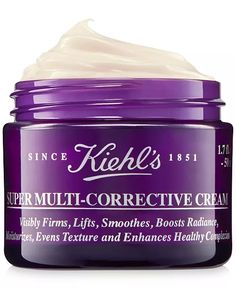 Kiehl's Since 1851 - Super Multi-Corrective Cream Collection Skin Tightening Cream, Best Night Cream, Chaga Mushroom, Anti Aging Creme, Cream Moisturizer, Smooth Skin Texture, Anti Aging Moisturizer, Neck Cream, Anti Aging Face