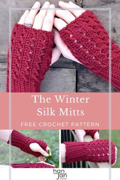 the winter silk mitts free crochet pattern