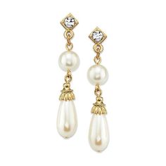 Pear Shaped Fashion, Delicate Pearl Earrings, Jewellery Indian, Vintage Style Earrings, Vintage Inspired Jewelry, Costume Jewelry Earrings, Cufflinks Wedding, Pearl Crystal, Glass Pendant Necklace