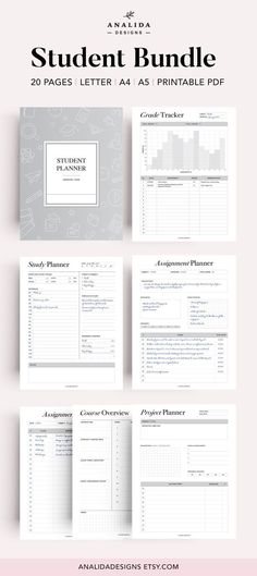 Student Planner Printable, Back to School, College and University, Academic Planner, Semester Pla... printablestudentplanner #simpleplanner #notion_list_template Study Planner Printable Free, Time Management Printable, Student Weekly Planner, Back To School College, Weekly Planner Free Printable, Study Planner Printable, Student Planner Printable, Weekly Planner Free