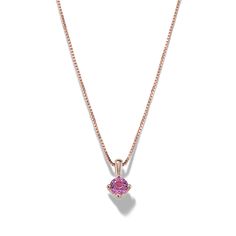 4mm Pink Sapphire Solitaire Pendant Rose Gold Jewelry With Brilliant Cut Pink Sapphire, Pink Sapphire Necklace In Pink Gold As Gift, Rose Gold Pink Sapphire Round Cut Jewelry, Pink Gold Pink Sapphire Necklace As Gift, Pink Gold Necklace With Pink Sapphire For Gift, Rose Gold Solitaire Pink Sapphire Jewelry, Rose Gold Pink Sapphire Necklace For Gift, Rose Gold Pink Sapphire Necklaces Gift, Pink Gold Pink Sapphire Necklace Gift