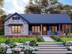 Custom House Plan 9x11 Meter 26x36 Feet 5 Beds 3 Baths Hip Roof (A4 Hard Copy) | eBay One Level House With Wrap Around Porch, 1000 Sq Ft Ranch House Plans, Side Porch House Plans, Small House Plans 1200 Sq Ft, Rustic Home Plans Open Floor, Small Country Homes Farmhouse, 1500 Square Foot House Plans, 3 Bedroom Cottage Floor Plans, 1200 Square Foot House Plans