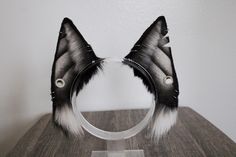 Therian Accessories, Bat Ears, Cute Animal Quotes, Accessory Inspo, Warrior Outfit, Wolf Ears, Cat Cosplay