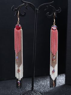 Item Code: 7174590201918 Material: Bead,Sliver Pattern: Tassel Highlight: Plated Party, Daily,Vacation Gift,Traveling Sliver Earrings, Bead Knit, Dress Jewelry, Sweater Sale, Women Vintage, Luxembourg, Latvia, Handmade Clothes, Slovenia