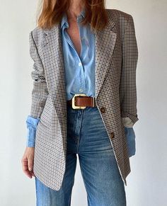 Outfit Chic, Mode Casual, Mode Inspo, Blazer Outfits, 가을 패션