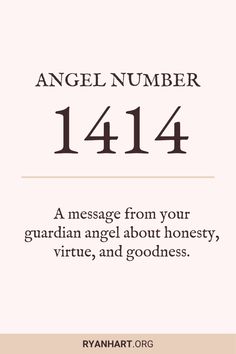 You won't believe what angel number 1414 means... Angel Number 1414 Meaning, 1414 Tattoo, 1414 Angel Number Meaning, 1414 Meaning, 1414 Angel Number, Hellenic Paganism, God Relationship, Angel Number 1