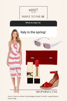 Elevate your Italy vacation wardrobe with this stunning red striped tube midi dress, featuring a flirty slit and elegant ruffle front detail. Perfect for strolling through picturesque streets, enjoying a café in Rome, or a romantic evening in Venice. This dress combines effortless style with comfort, making it a must-have for your Italian getaway. Discover your new favorite travel outfit with this chic and versatile piece! Italian Getaway, Italy Travel Outfit, Tube Midi Dress, Trip Outfit, Vacation Wardrobe, Outfit Red, Trip Outfits, Italy Trip