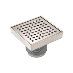 Isenberg 4 Stainless Steel Decorative Floor Drain in Brushed Nickel Finish Pool Areas, Shower Area, Bathroom Showers, Water Management, Floor Drains, Shower Drain, Floor Decor, Nickel Finish, Steel Construction