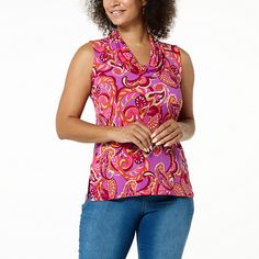 IMAN Global Chic Runway Jersey Cowl Neck Tank Whether worn as a layering piece or individually, this versatile tank is a must-have garment for every woman's closet. Woman's Closet, Chic Fall Fashion, Womens Closet, Draped Fabric, Layering Pieces, Every Woman, Cowl Neck, Fashion Clothes Women, Layering