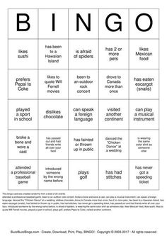 Find Someone Who Bingo Template Find Someone Who Bingo, Free Bingo Cards