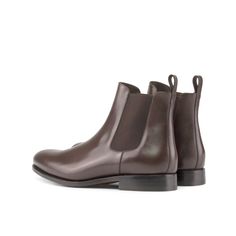 Year after year, Chelsea boots remain one of the most sought-after styles for men. Chelseas can be used in formal attire and casual wear alike, providing a sleek, polished look. This slip-on boot has been a classic for years. The Details: Materials: dark brown box calf Sole: cognac Goodyear Welt leather sole with buttons rubber injections Last: Zurigo - Rounded toe for fraditional English Look What is Fast Lane? Fast lane is our new experimental 7 day made to order collection, an ambitious never Mens Dress Boots, High End Shoes, Botas Chelsea, Chelsea Boots Men, Brown Box, Slip On Boots, Shoe Tree, Goodyear Welt, Jodhpur