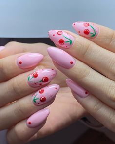 Ballerina Acrylic Nails, Nail Art Pink, Summer Nail Art, Purple Nail Designs, Shellac Nails, Girls Nails, Art Pink, Pink Acrylic Nails