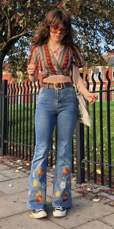 Look 80s, Moda Hippie, Look Boho Chic, Looks Pinterest