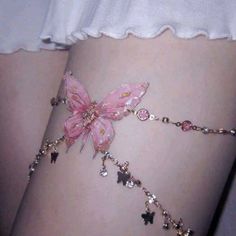 Butterfly Legs, Thigh Chain, Sophisticated Jewelry, Leg Chain, Bar Party, Jewelry Accessories Ideas, Girly Accessories, Fancy Jewelry, Mode Inspo