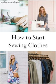 how to start sewing clothes for beginners