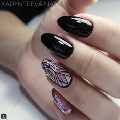 Nails Oval, Acrylic Nail Shapes, Geometric Nail, Nails Fashion, Super Nails, Ideas Nails, Trendy Nail Art, Oval Nails, Nails Inc