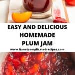 an image of homemade plum jam