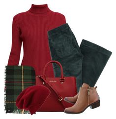 "Red and Green." by lbite ❤ liked on Polyvore featuring Rumour London and Halogen Cloth Styling, Polyvore Outfits Fall, Winter Outfits Polyvore, Outfit Informal, Classic Outfits For Women, Plus Size Fall Outfit, Older Women Fashion, Scarf Women Fashion, Fashionista Clothes